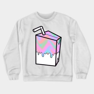 Holographic milk carton Crewneck Sweatshirt